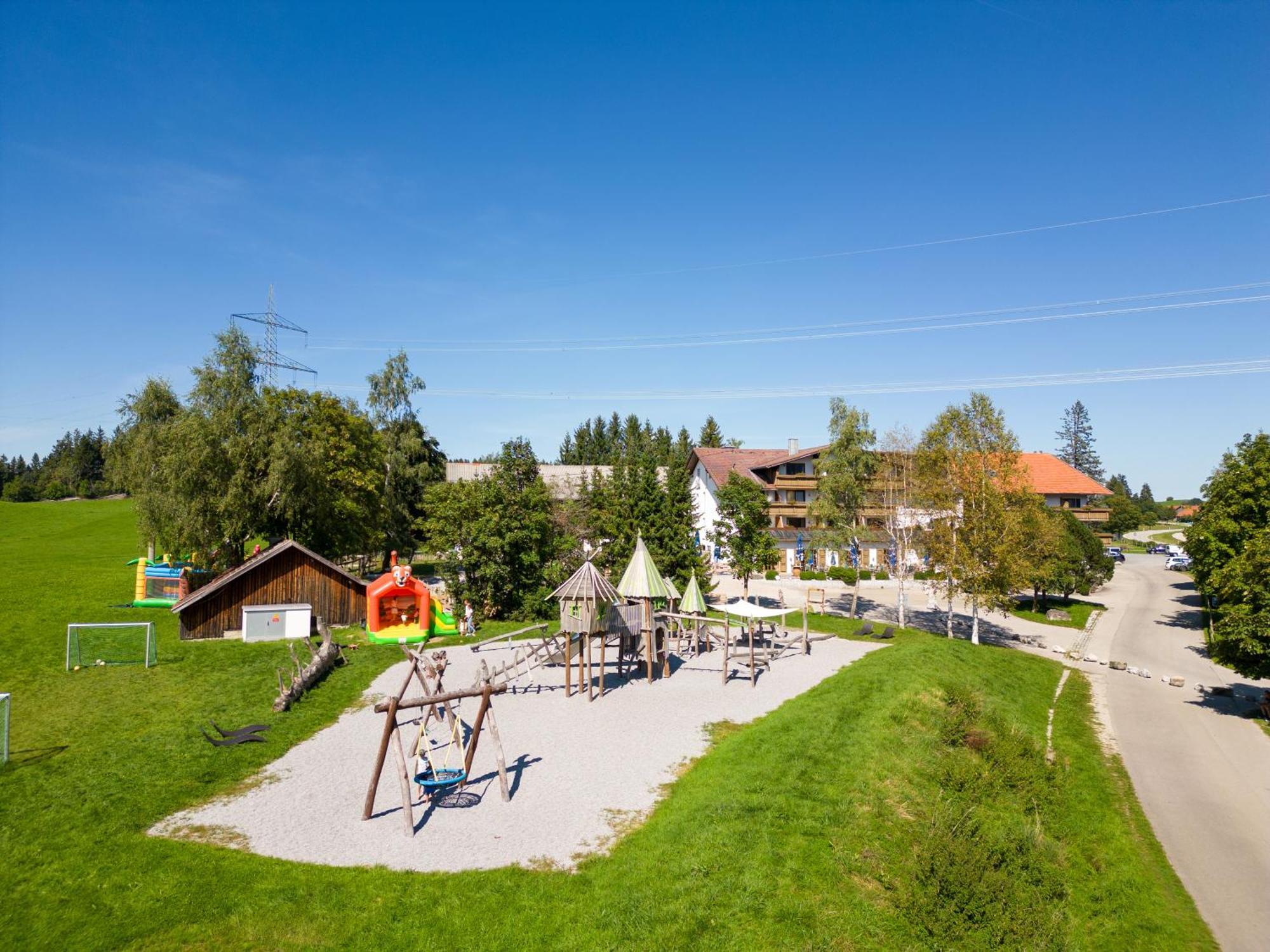 Familienhotel Loewen Nesselwang Esterno foto